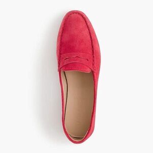 J. Crew 'James' Suede Loafers - Soft Fuchsia